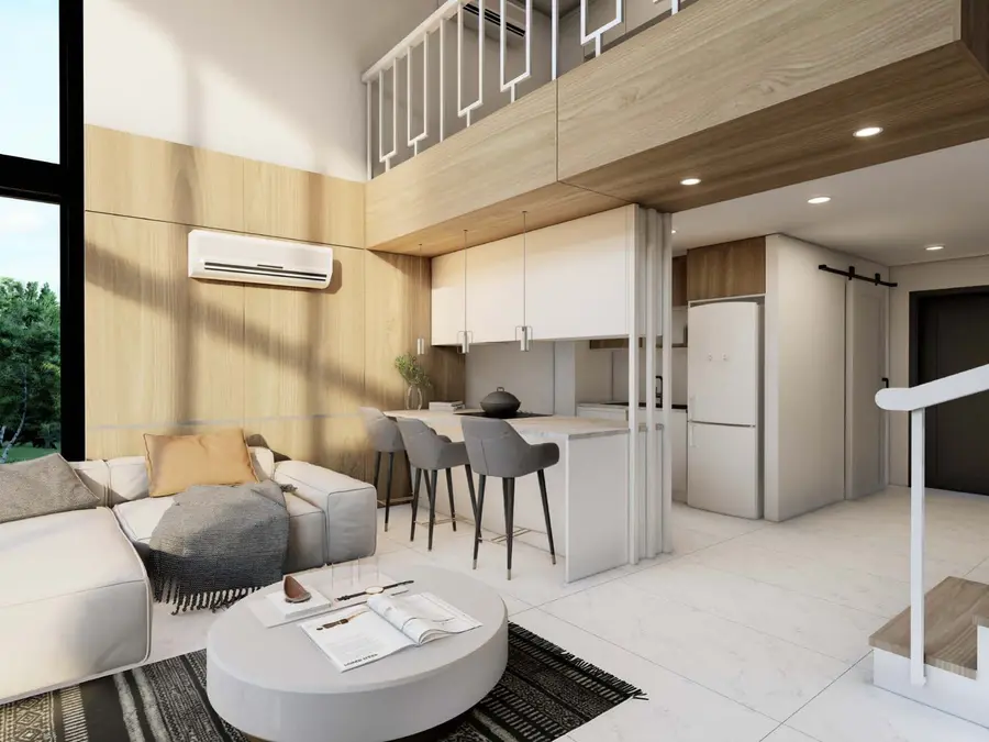 Loft-Gartenwohnung mit 1 Schlafzimmer
