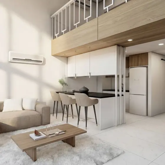 Loft-Wohnzimmer