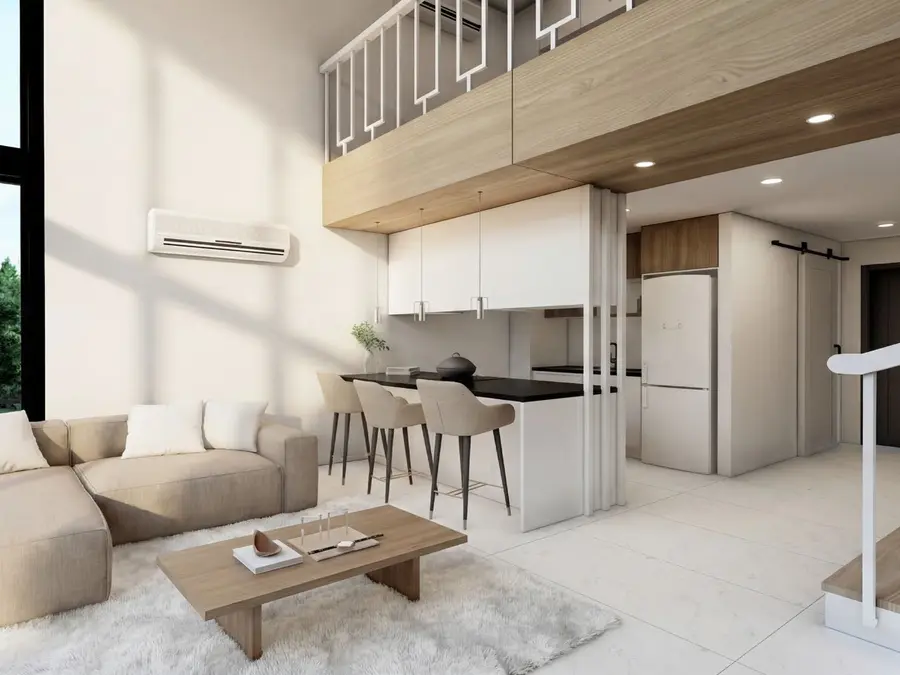 Loft-Gartenwohnung mit 1 Schlafzimmer
