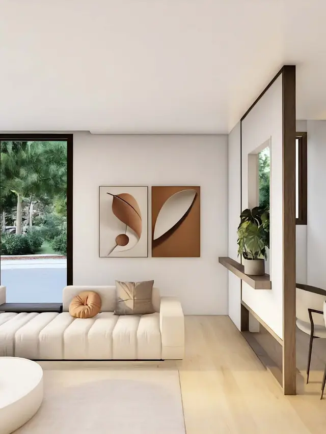Living and dining room